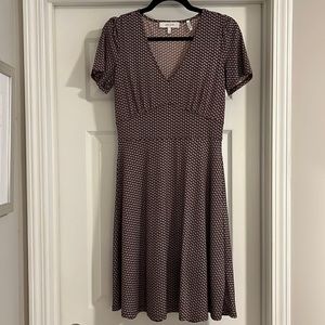 Lark and Ro red flower dress